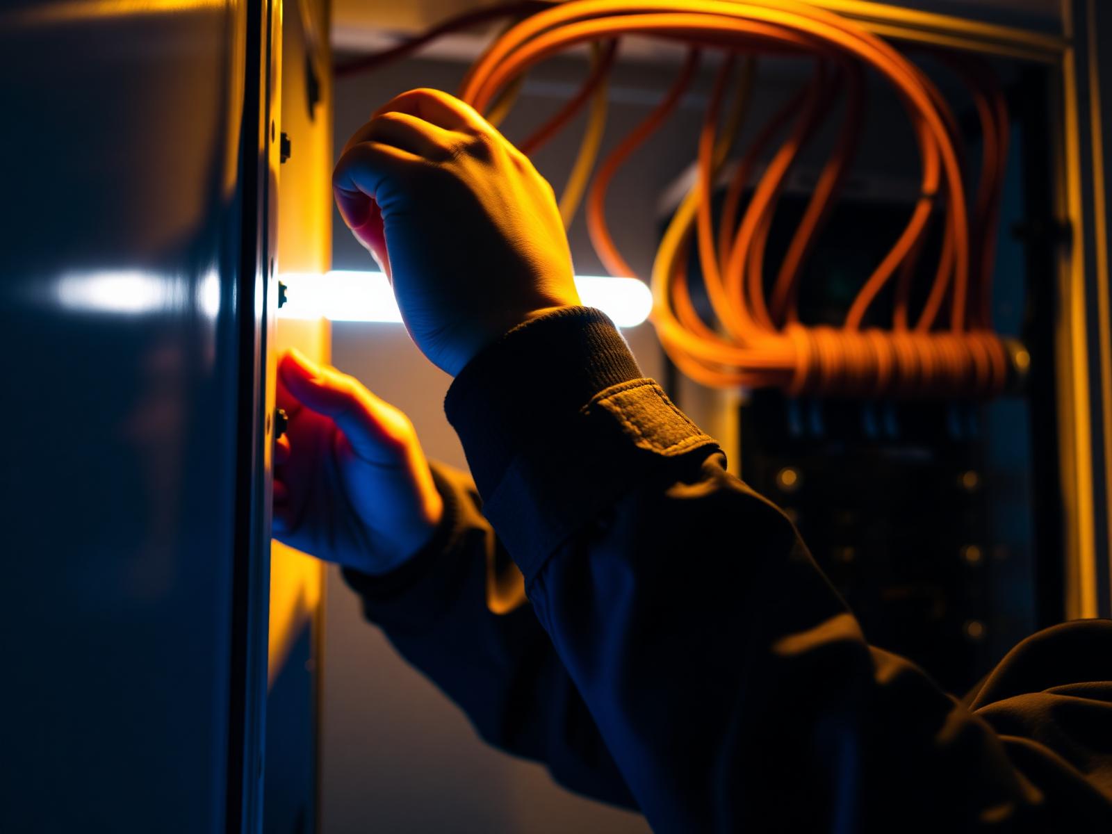Électricien Ambiance Electrique en intervention